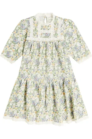 The New Society Vestido Beverly de lino con encaje