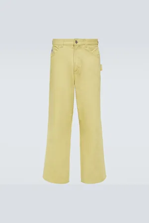 BODE Pantalones anchos Brook de lona de algodón