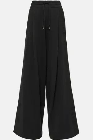 DRIES VAN NOTEN Pantalones deportivos anchos de algodón