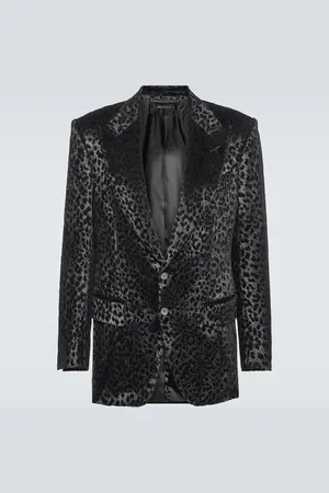 Tom Ford Blazer Atticus de terciopelo estampado