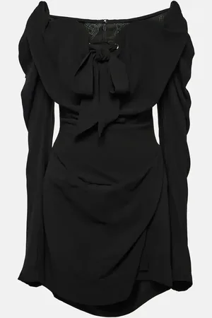 Vivienne Westwood Vestido corto fruncido con lazo