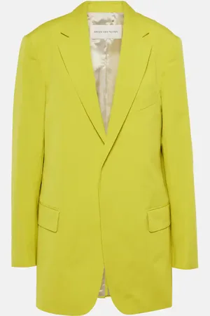 DRIES VAN NOTEN Blazer oversized de popelín de algodón