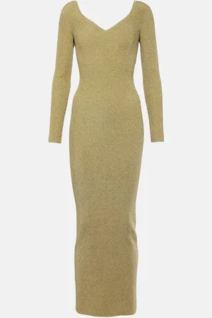Nina Ricci Vestido largo de lamé