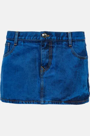 Vivienne Westwood Minifalda de denim de tiro bajo