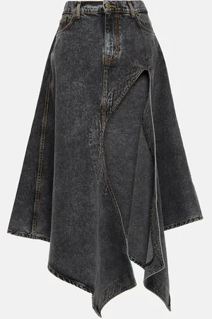 Y / PROJECT Falda midi Evergreen de denim