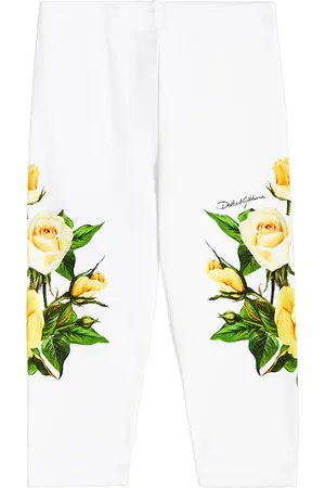 Dolce & Gabbana Bebé - leggings de jersey floral