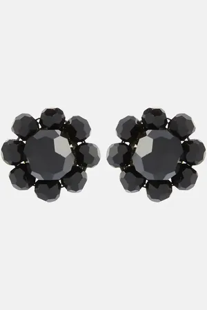 Simone Rocha Pendientes Daisy Mini con cristales
