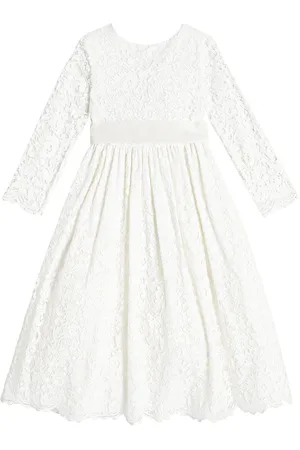 Il gufo Vestido de encaje de algodón
