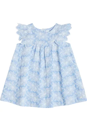 Tartine Et Chocolat Bebé - vestido de denim bordado