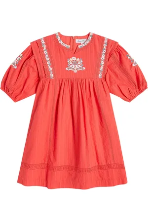 Tartine Et Chocolat Vestido de algodón bordado