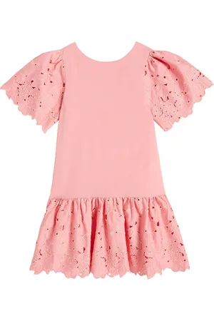 Tartine Et Chocolat Vestido de algodón bordado