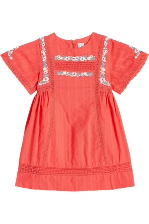 Tartine Et Chocolat Bebé - vestido de algodón bordado