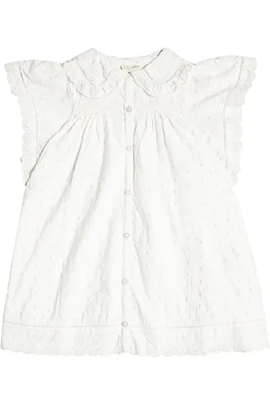Louise Misha Vestido Marla de algodón bordado