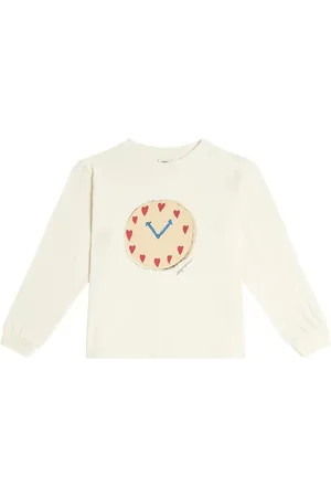 Jelly Mallow Camiseta de jersey de algodón estampada