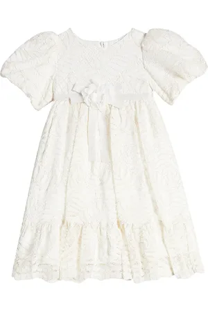 PATACHOU Vestido de encaje con aplique floral