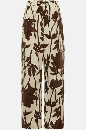 Brunello Cucinelli Pantalones cargo de popelín de algodón