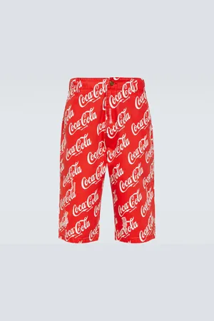 ERL Bermudas de lona de algodón estampadas