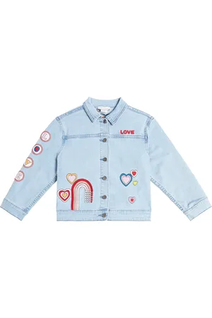 Stella McCartney Chaqueta de denim con apliques
