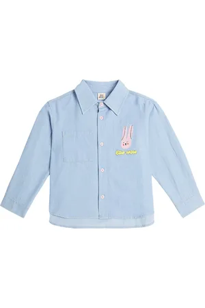 Jelly Mallow Camisa Rabbit de denim estampada