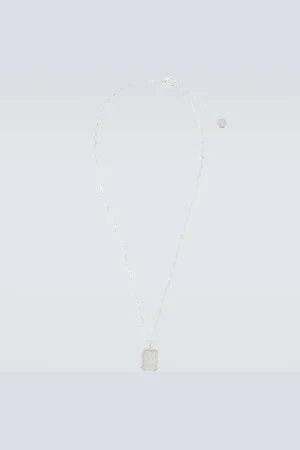 Shay Collar con colgante de oro blanco de 18 ct con diamantes