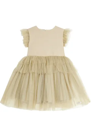 Donsje Vestido Nena de algodón con tul