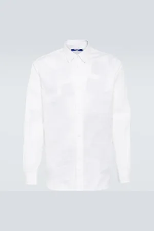 JUNYA WATANABE Camisa de algodón con patchwork