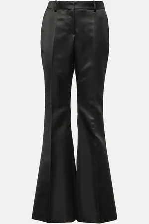 Nina Ricci Pantalones flared de satén