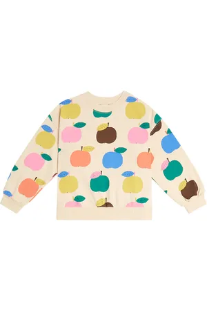 Jelly Mallow Sudadera de jersey de algodón estampada