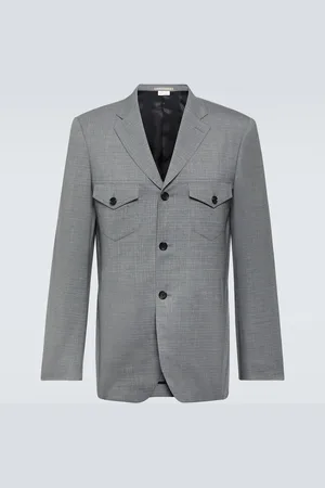 Comme des Garçons Comme des Garçons Homme Deux Blazer de lana a cuadros