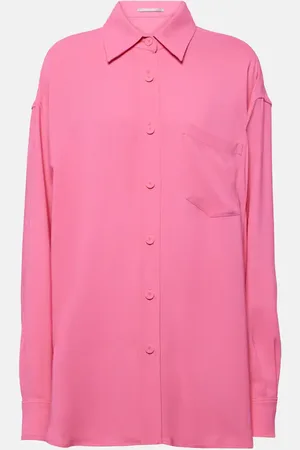 Stella McCartney Camisa oversized de crepé