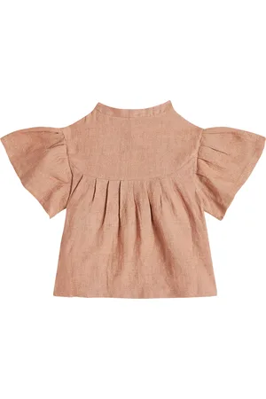 Donsje Camisa Rosalie de mezcla de lino