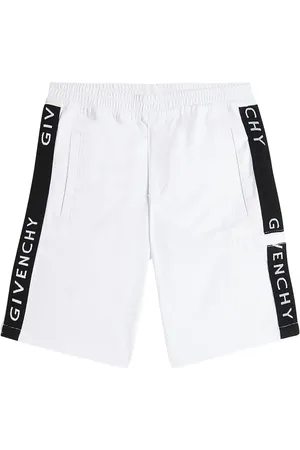 Givenchy Bermudas de mezcla de algodón con logo