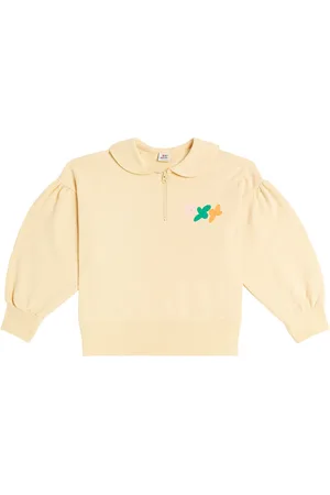 Jelly Mallow Sudadera Flower de jersey de algodón