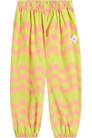 Jelly Mallow Pantalones deportivos Wave de algodón