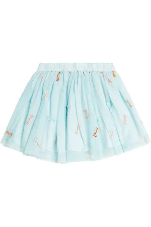 Stella McCartney Falda de tul bordada