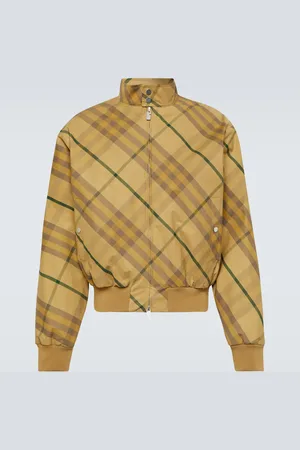 Burberry Chaqueta bomber de algodón con Check