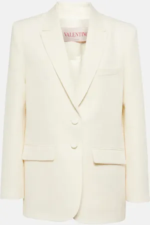 VALENTINO Blazer Toile Iconographe de Crepe Couture