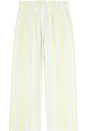 BONPOINT Pantalones Aloise de algodón a rayas
