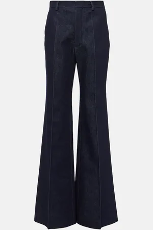 Loro Piana Pantalones anchos José de algodón y seda