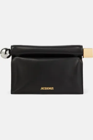 Jacquemus Clutch Rond Carré de piel