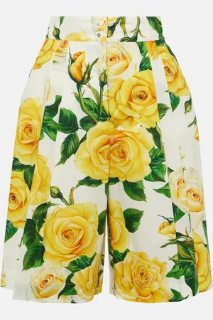 Dolce & Gabbana Bermudas de algodón floral