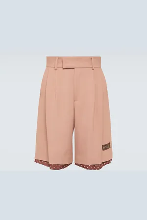 AMIRI Shorts de tiro alto con lunares