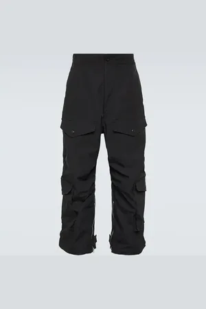 JUNYA WATANABE Pantalones anchos cargo de gabardina