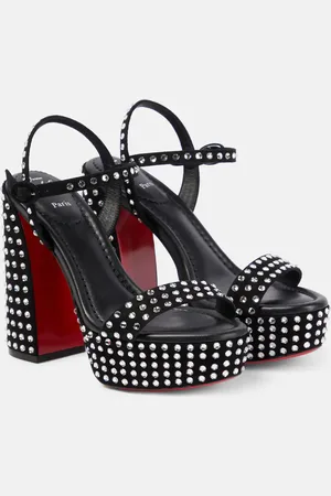 Christian Louboutin Sandalias Movida Jane Strass Boum