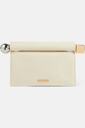 Jacquemus Clutch Rond Carré de piel