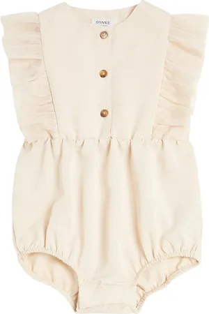 Donsje Bebé - body Odine de jersey y tul