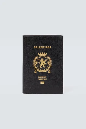Balenciaga Funda para pasaporte con logo