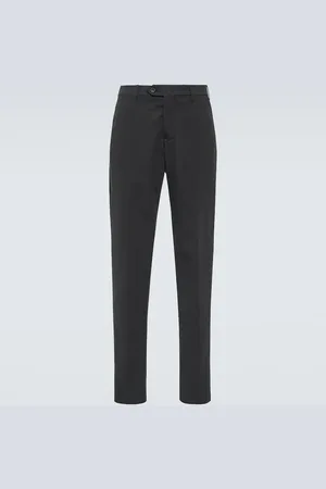 Loro Piana Pantalones chinos Pantaflat de mezcla de algodón