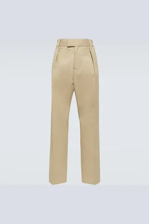 Loro Piana Pantalones rectos Reinga de algodón