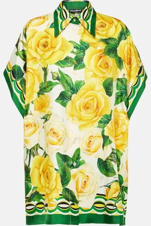 Dolce & Gabbana Camisa de seda floral